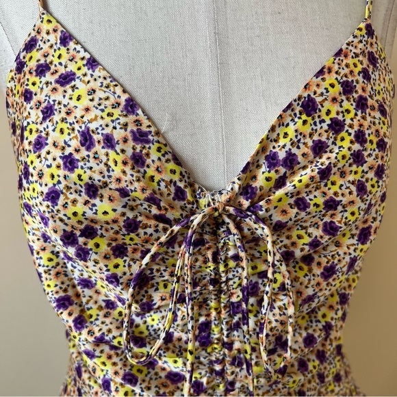 New! Zara strappy floral satin slip dress nwt 809 - Picture 13 of 16